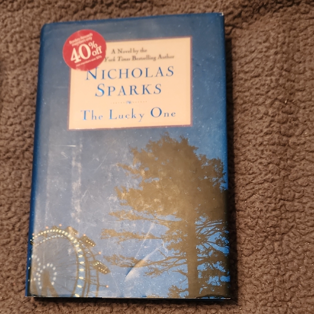 'The Lucky One' Blue Hardcover Book